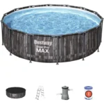 Piscine hors sol tubulaire BESTWAY Steel Pro Max – Image 2