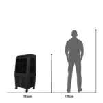 Rafraîchisseur d'air adiabatique mobile 50m2 90L VEOLYSS – Image 2