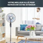 Rowenta ventilateur sur pied puissant silencieux – Image 3