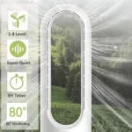 Ventilateur silencieux sur pied avec telecommande – Image 3